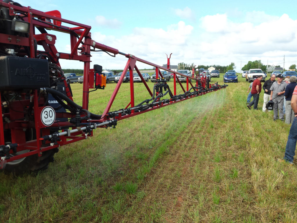 Sprayer Calibration Clinics - June 2019 - PEI Potato Agronomy